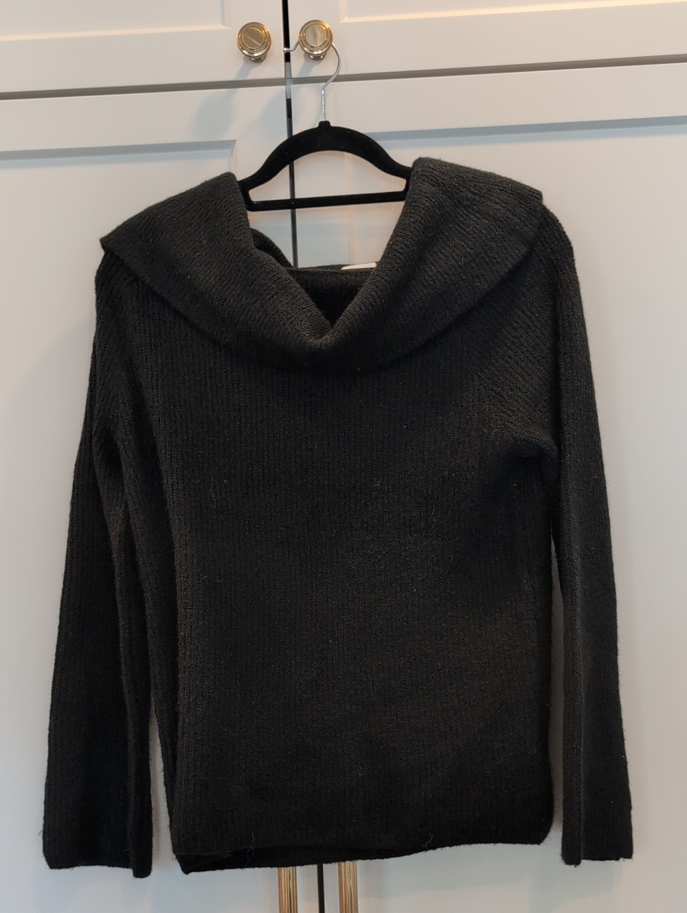 H&M Black Cowl Neck Sweater